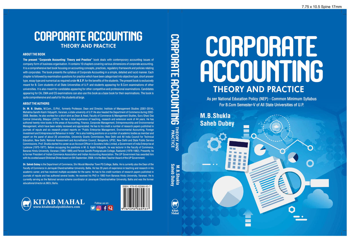 Corporate Accounting Based on NEP UP State University - Retail Maharaj