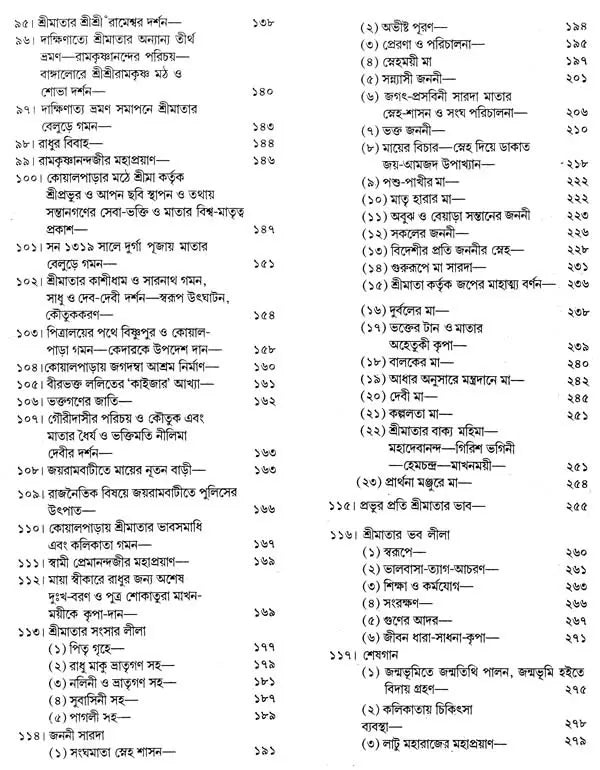 Srimaa Sarada Punthi (Bengali)
