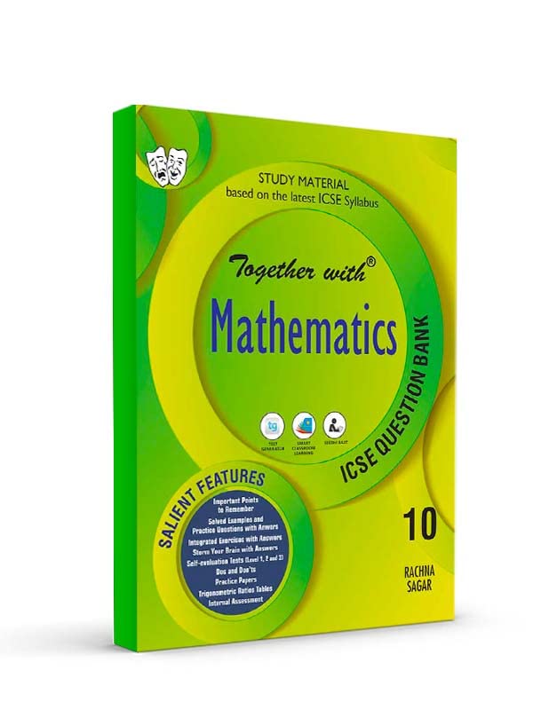 Together With Icse Class 10 Mathematics Solved Question Bank & Practice Papers - Retail Maharaj