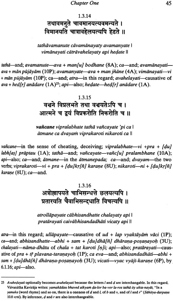 Prayuktakhyata-Manjari (A Lexicon of Verbs That are Actually in Use) - Retail Maharaj