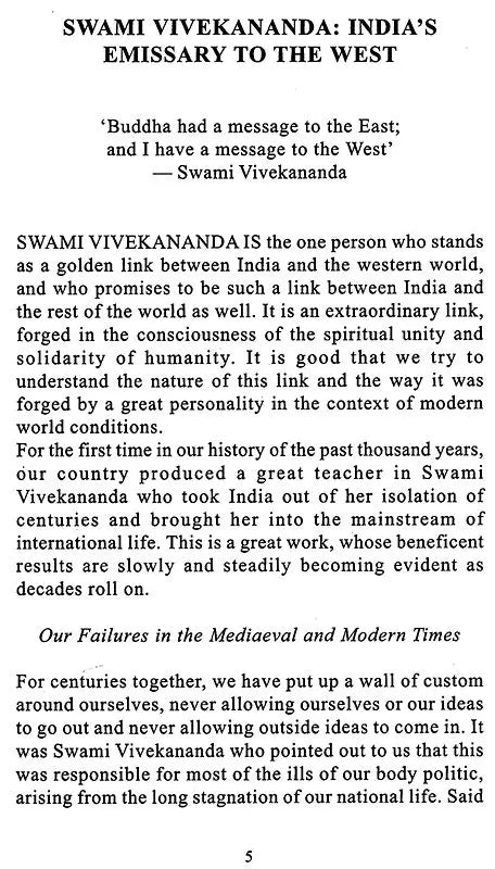 Swami Vivekananda India’s Emissary To the West - Retail Maharaj