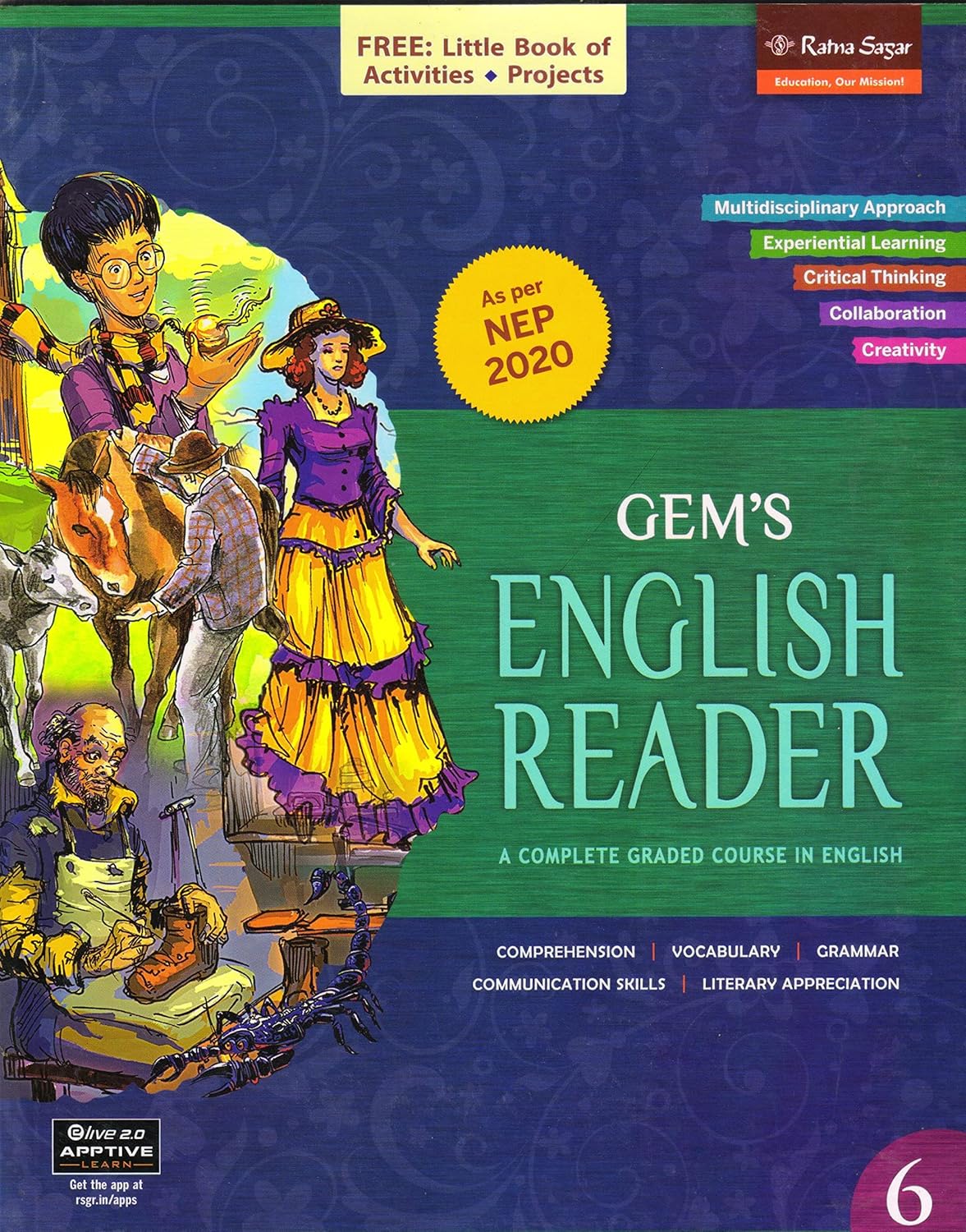 Gems English Reader 6 (A Complete Graded Course In English) - Retail Maharaj
