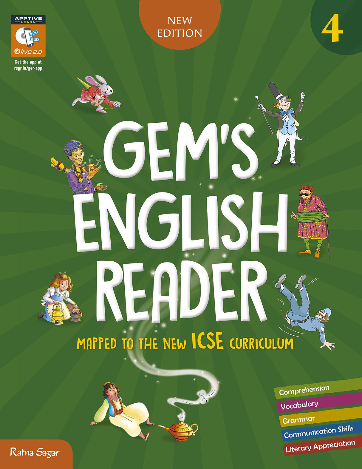 Icse Gem'S English Reader Book 4 - Retail Maharaj