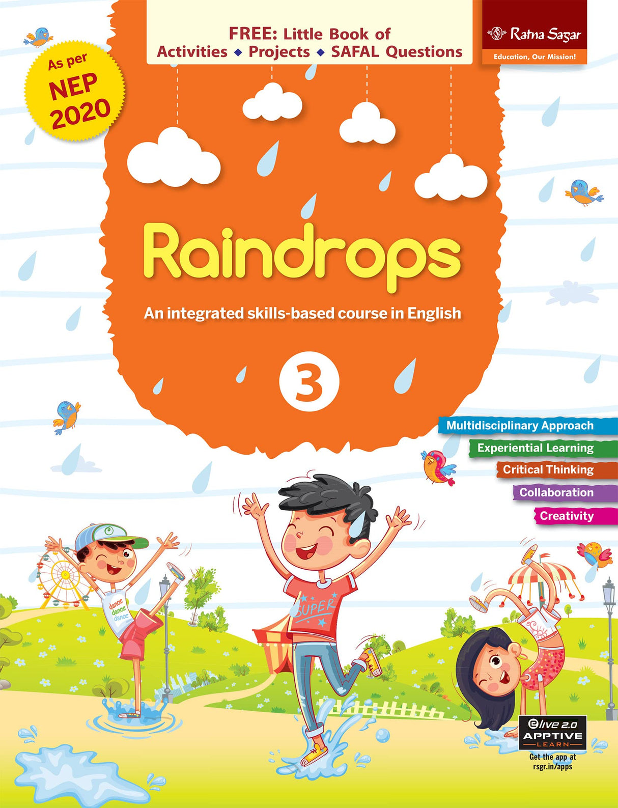 Raindrops Mcb Book 3 Nep 2020 Main Course Book For Class 3 - Retail Maharaj