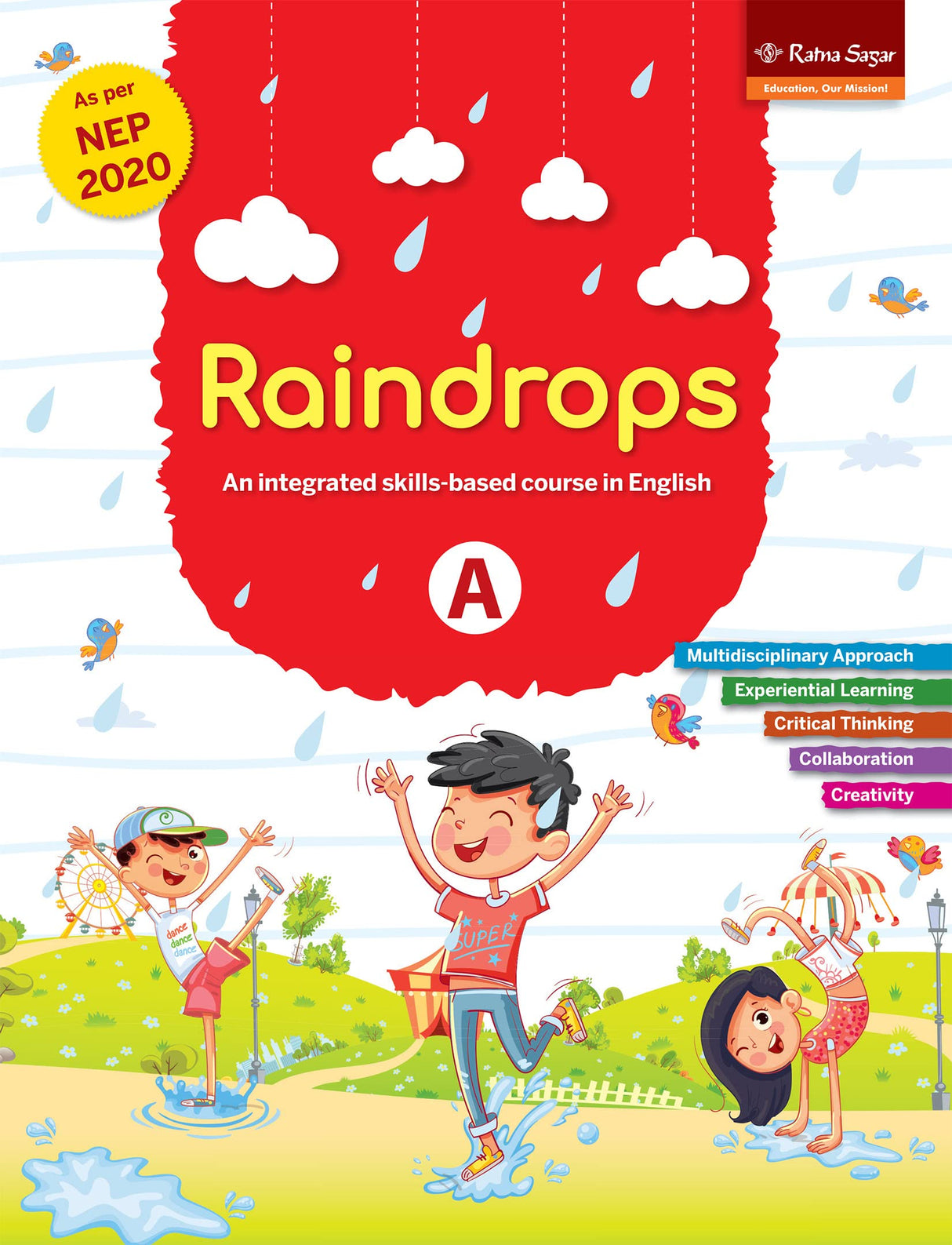 Raindrops Mcb Book A Nep 2020 Main Course Book For Class Lkg - Retail Maharaj