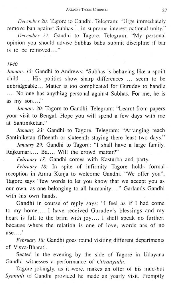 A Gandhi-Tagore Chronicle (An Old and Rare Book) - Retail Maharaj