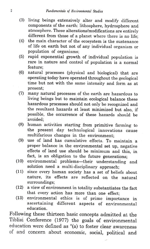 Fundamentals of Environmental Studies (An Old and Rare Book) - Retail Maharaj
