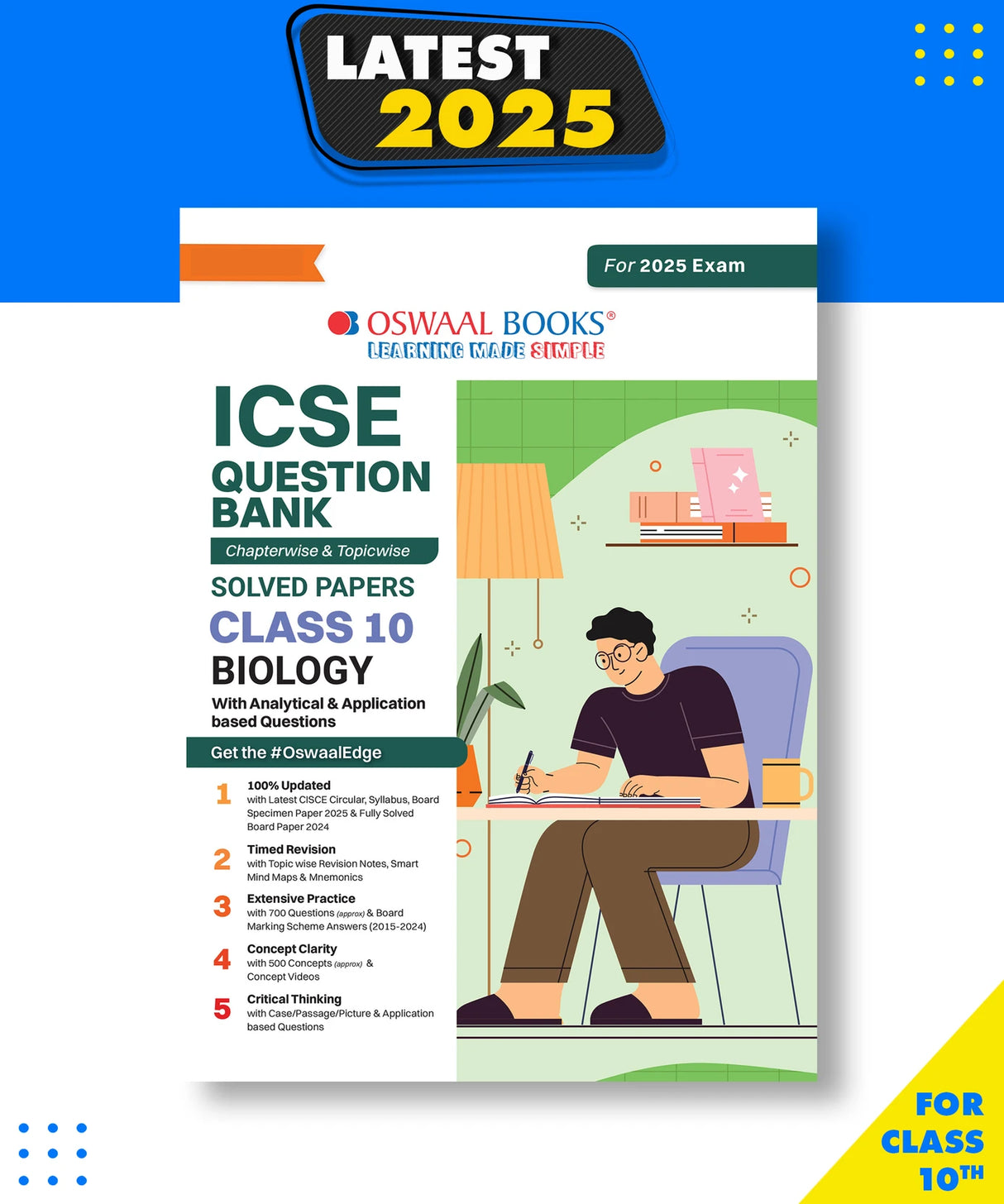 ICSE Question Bank Chapter-wise Topic-wise Class 10 Biology For 2025 Board Exams - Retail Maharaj