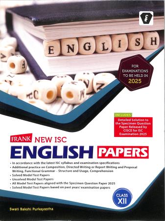 ISC English Papers Class 12 (For 2025 Examination) - Retail Maharaj