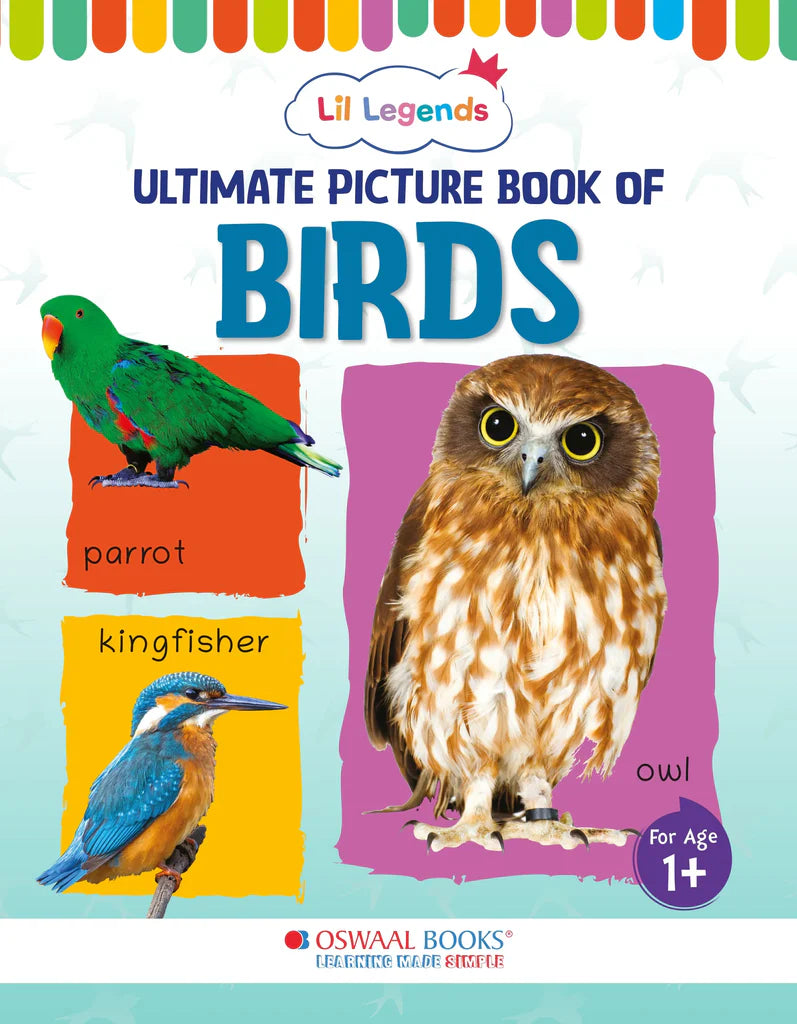 Lil Legends Picture Book for Kids, Age 1+, To learn about Birds - Retail Maharaj