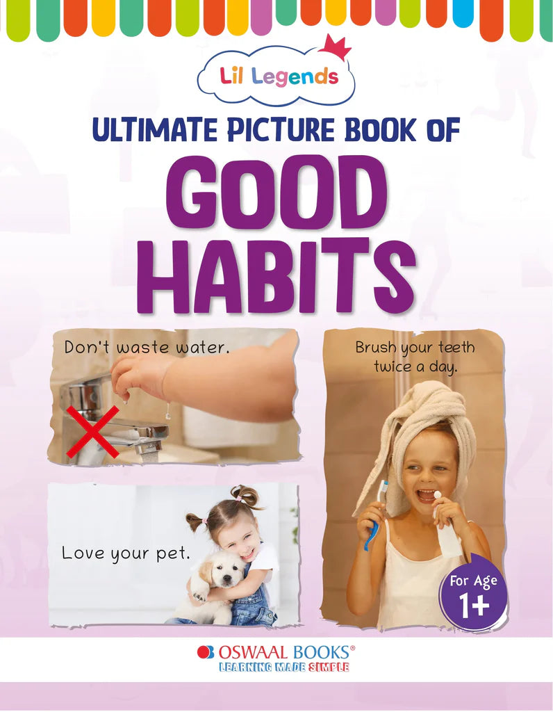 Lil Legends Picture Book for Kids, Age 1+, To learn about Good Habits - Retail Maharaj