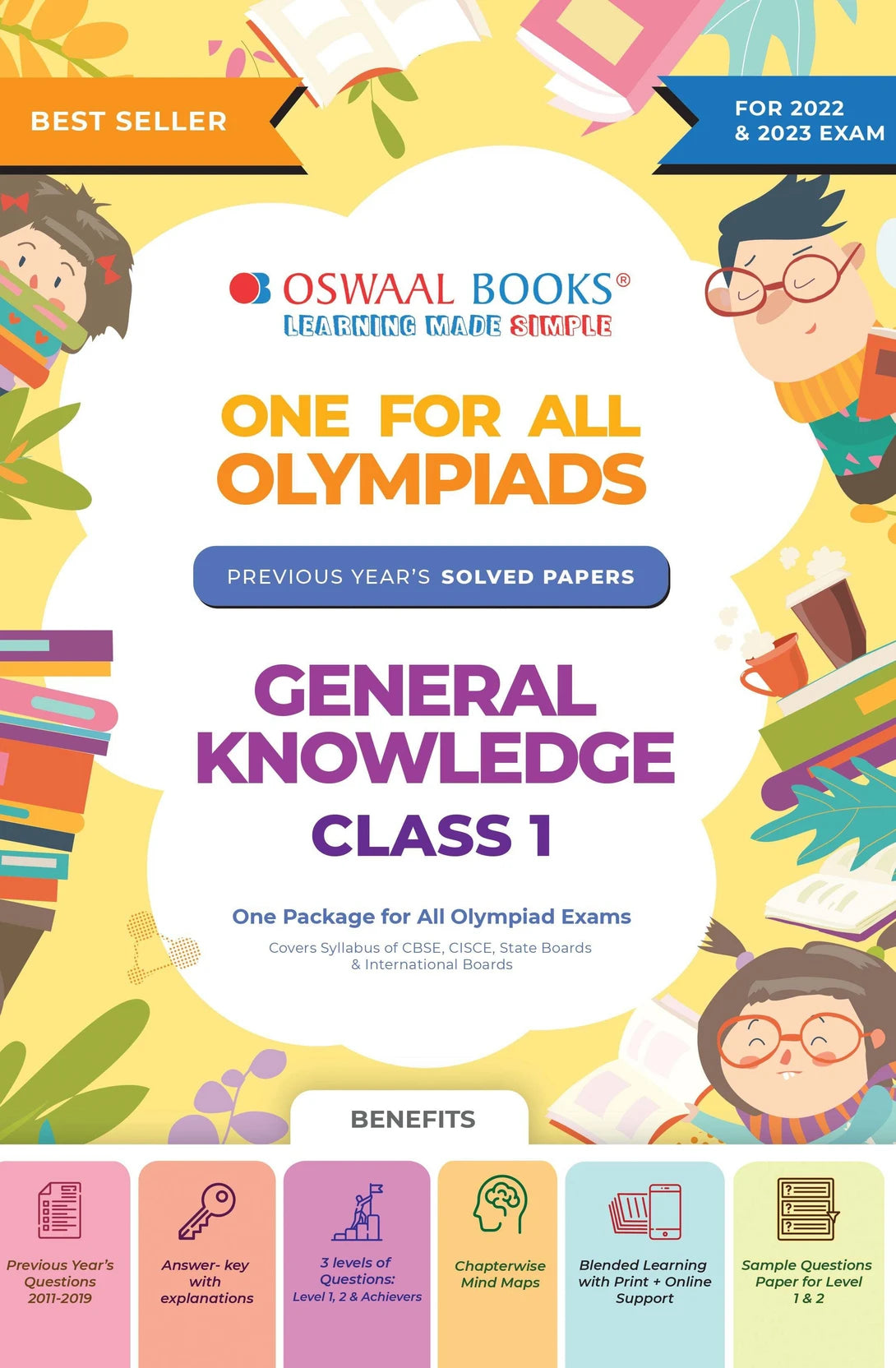 One For All Olympiad Previous Years' Solved Papers, Class-1 GK - Retail Maharaj