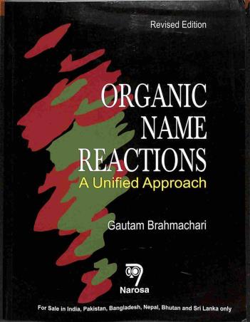 Organic Name Reactions A Unified Approach - Retail Maharaj