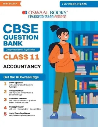 Oswaal CBSE Question Bank Class 11 Accountancy, Chapterwise and Topicwise Solved Papers For 2025 Exams - Retail Maharaj
