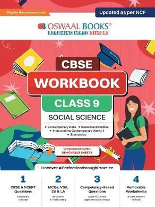 Oswaal CBSE Workbook Social Science Class 9 - Retail Maharaj