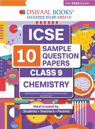 Oswaal ICSE | 10 Sample Question Papers | Class 9 | Chemistry (For 2025 Exam) - Retail Maharaj