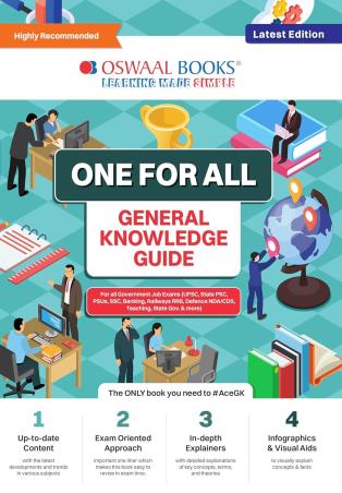 Oswaal One For All General Knowledge Guide - Retail Maharaj