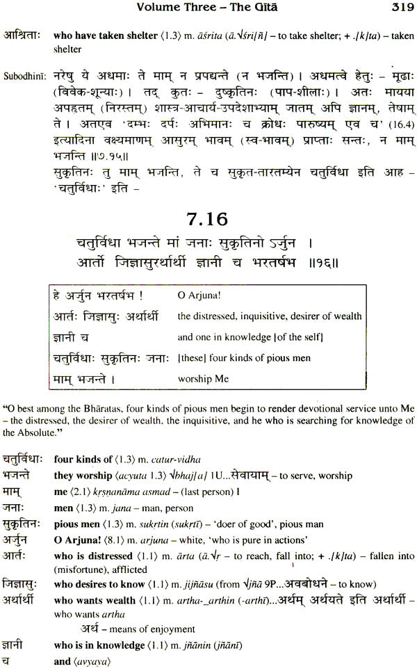 Sanskrit Bhagavad Gita Grammar (Set of 3 Volumes) - Retail Maharaj