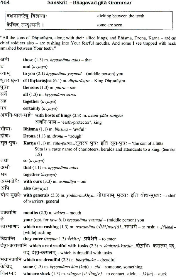 Sanskrit Bhagavad Gita Grammar (Set of 3 Volumes) - Retail Maharaj