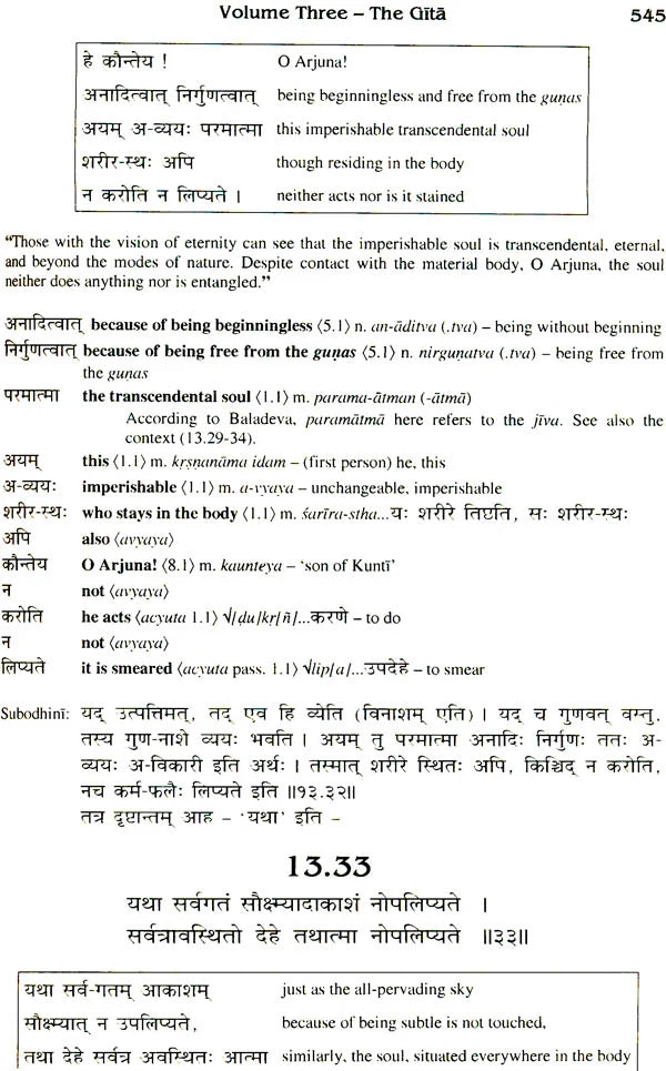 Sanskrit Bhagavad Gita Grammar (Set of 3 Volumes) - Retail Maharaj