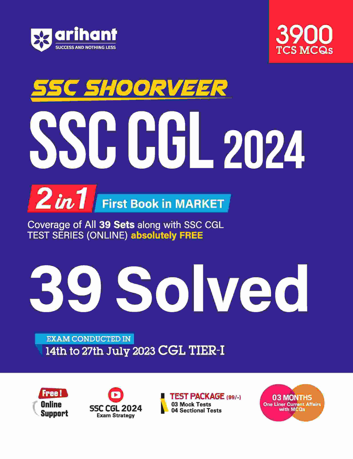SSC Shoorveer SSC CGL 2024 |39 Solved Papers | English Medium - Retail Maharaj