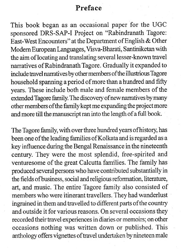 Wanderlust Travels of The Tagore Family - Retail Maharaj