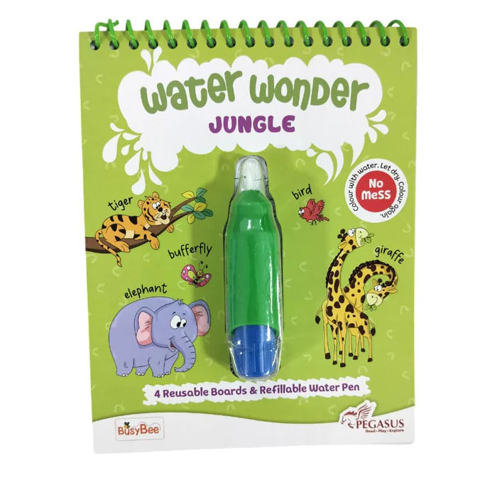Water Wonder - Jungle Theme Magical Colouring Book - Retail Maharaj