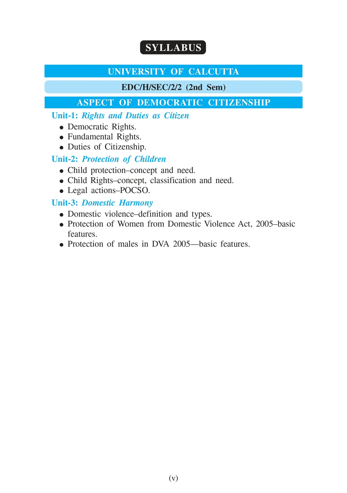 SEC-2 Aspect of Democratic Citizenship - Retail Maharaj