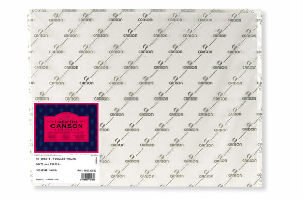 Canson Heritage 300gsm Cotton Watercolour Sheets Professional Artist Paper Pack - Retail Maharaj