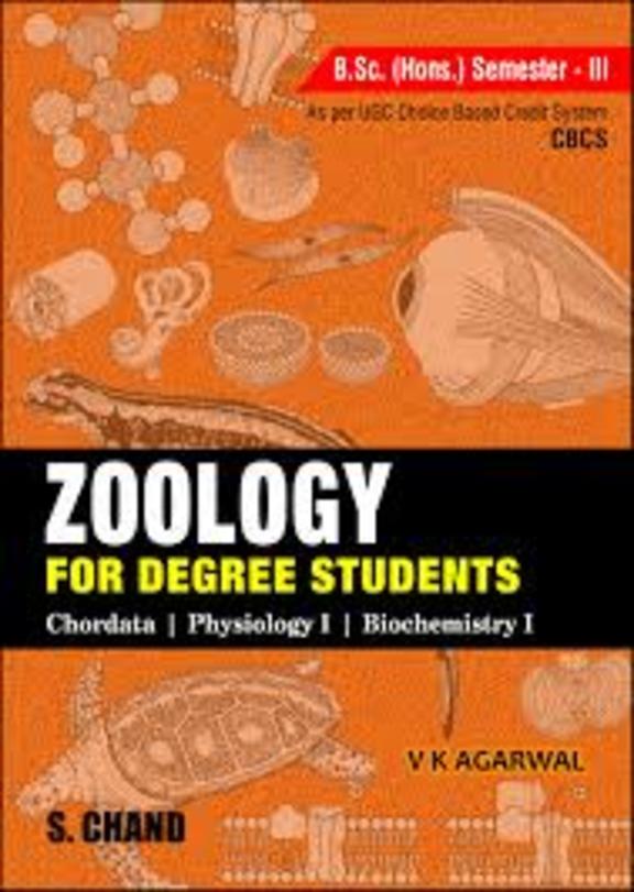 Zoology For Degree Students Bsc 3 Sem Chordata Physiology 1 Biochemistry 1 - Retail Maharaj