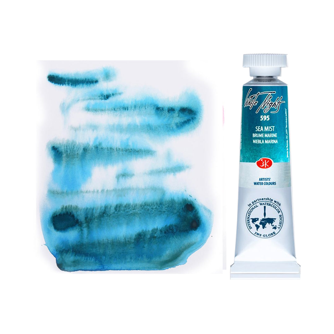 White Nights Granulating Watercolour Tubes 10ml – 33 Individual Shades - Retail Maharaj