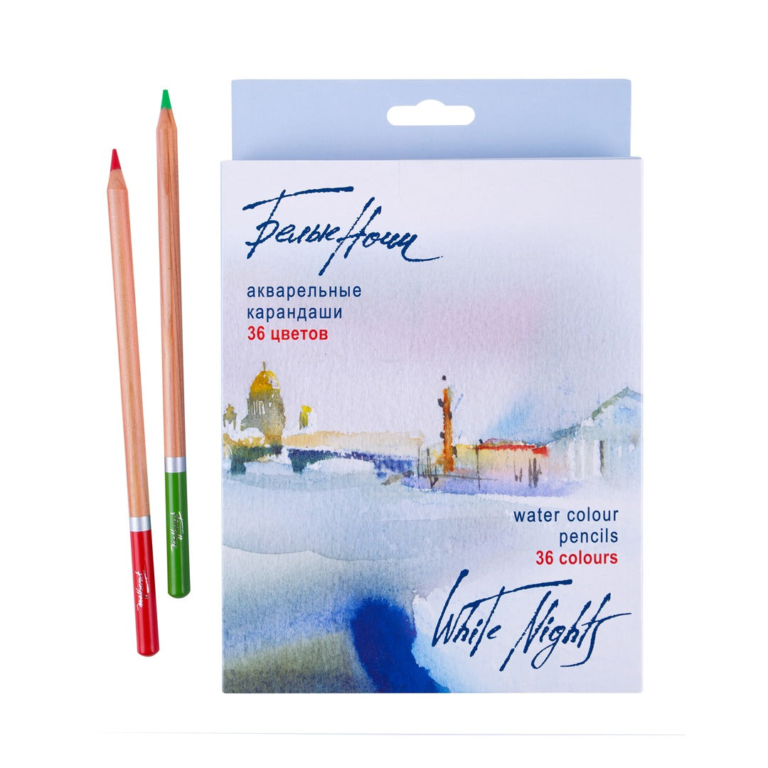 White Nights Professional Watercolor Pencils Set for Artists and Illustrators - Retail Maharaj