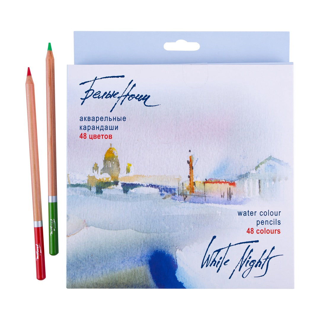 White Nights Professional Watercolor Pencils Set for Artists and Illustrators - Retail Maharaj