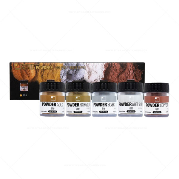 SHINHAN Professional Metallic Powder 30ml (15–20g) – Set of 5 - Retail Maharaj