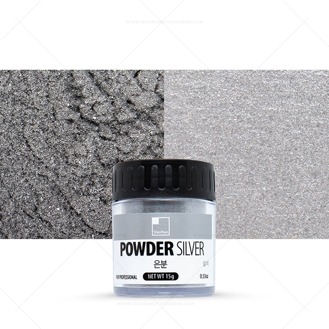 SHINHAN Professional Metallic Powder 30ml (15-20g) Open Stock - Retail Maharaj