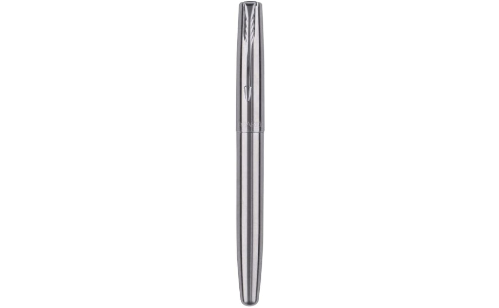 Parker Frontier Stainless Steel Roller Ball Pen| Blue Ink