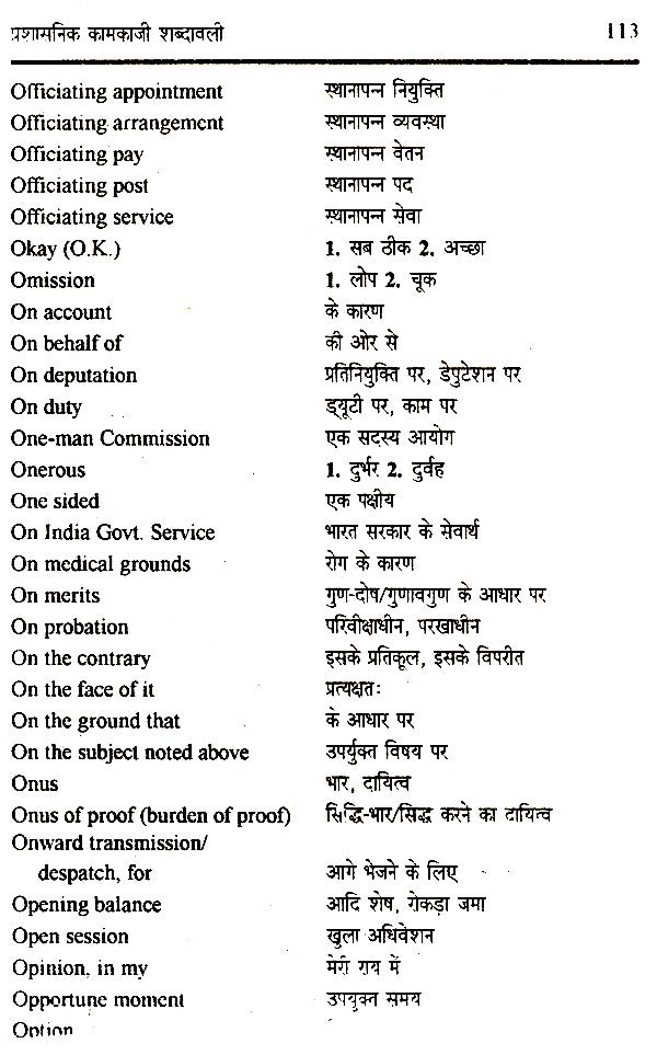 प्रशासनिक कामकाजी शब्दावली- Administrative Working Vocabulary - Retail Maharaj