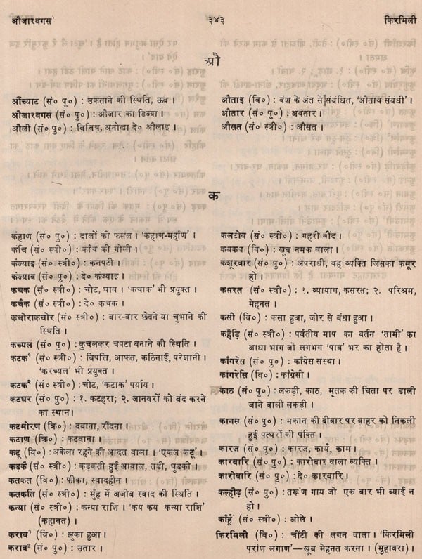 कुमाउँनी-हिन्दी शब्द-कोश: Kumauni-Hindi Dictionary (An Old and Rare Book) - Retail Maharaj