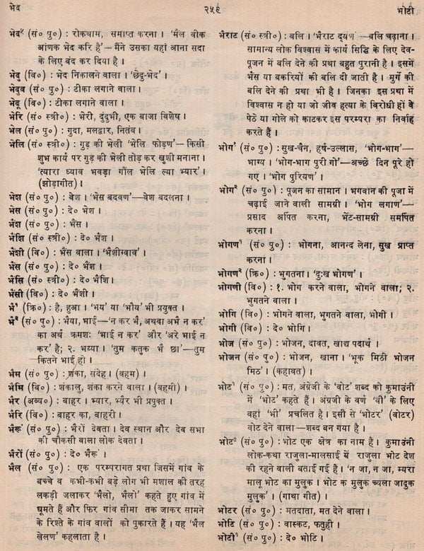 कुमाउँनी-हिन्दी शब्द-कोश: Kumauni-Hindi Dictionary (An Old and Rare Book) - Retail Maharaj