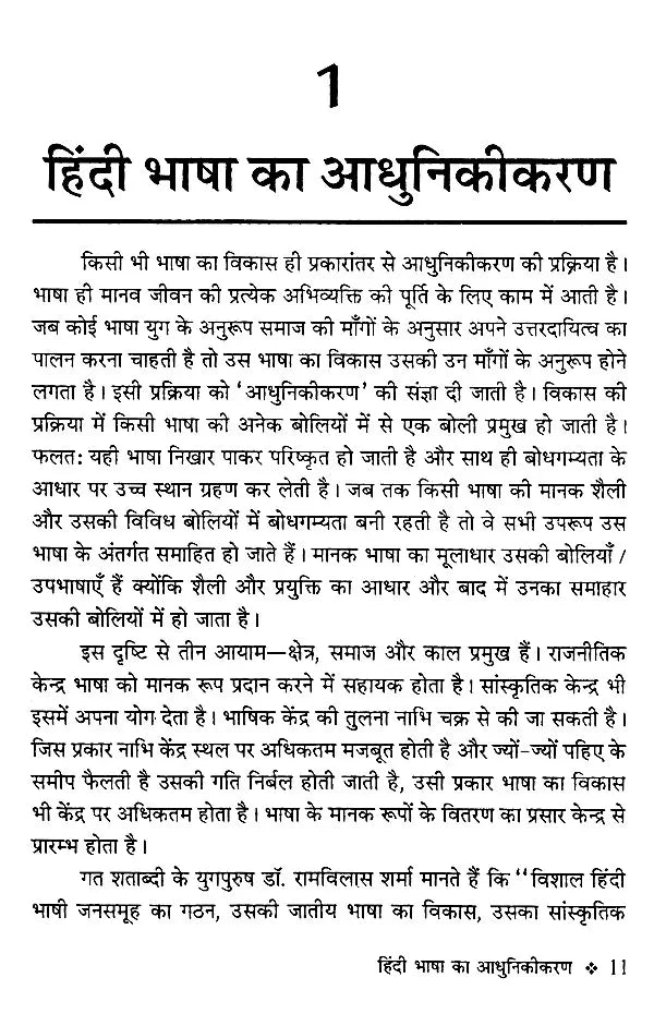 हिंदी भाषा का आधुनिकीकरण: Modernization of Hindi Language - Retail Maharaj