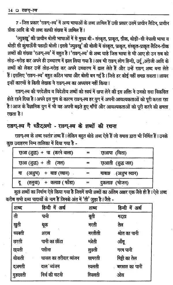 राङग्-ल्व: The Language of Rang Community "Uttarakhand" - Retail Maharaj
