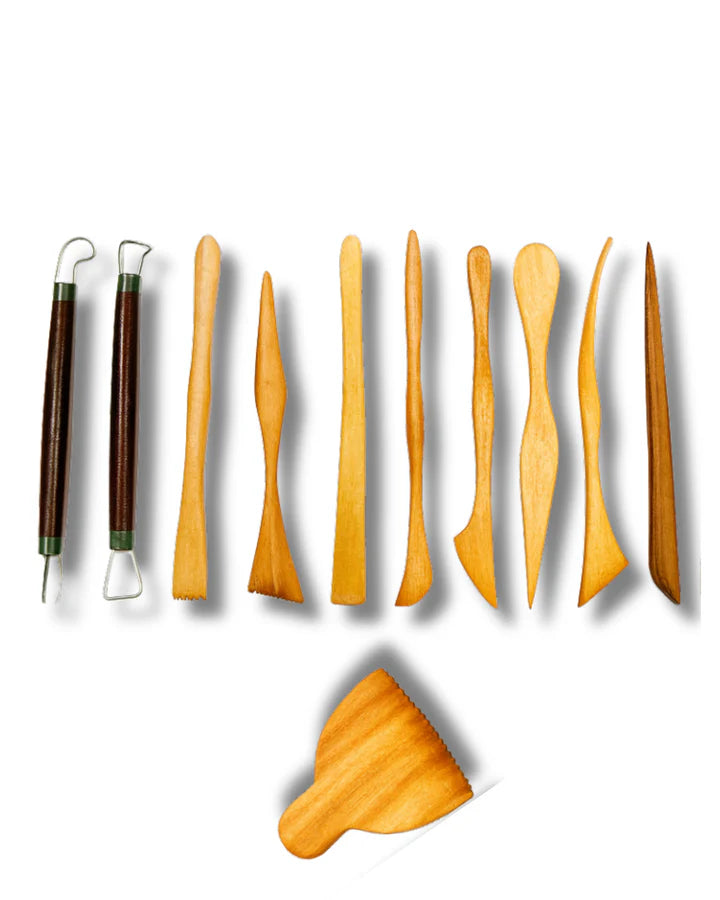 Complete Clay Modelling Tool Set for Sculpting Carving and Detailing - Retail Maharaj