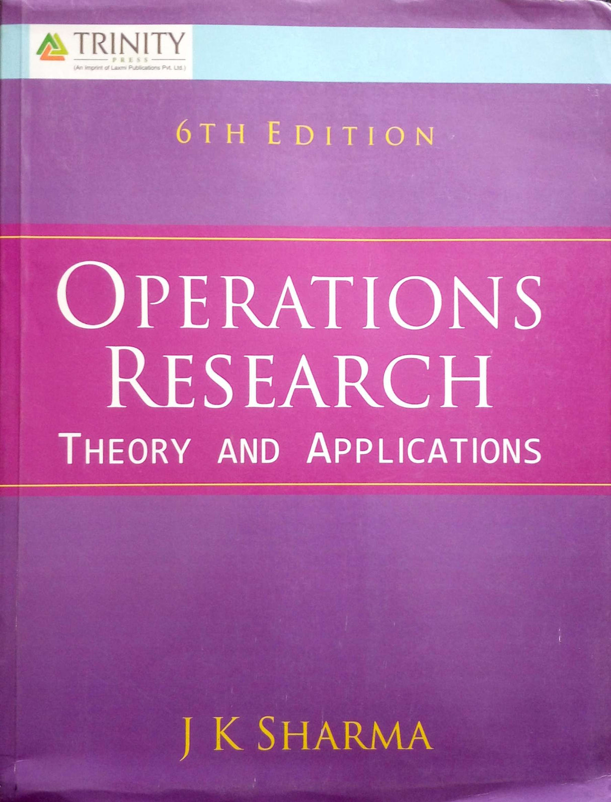 Operations Research : Theory And Application (6th Edition) - Retail Maharaj