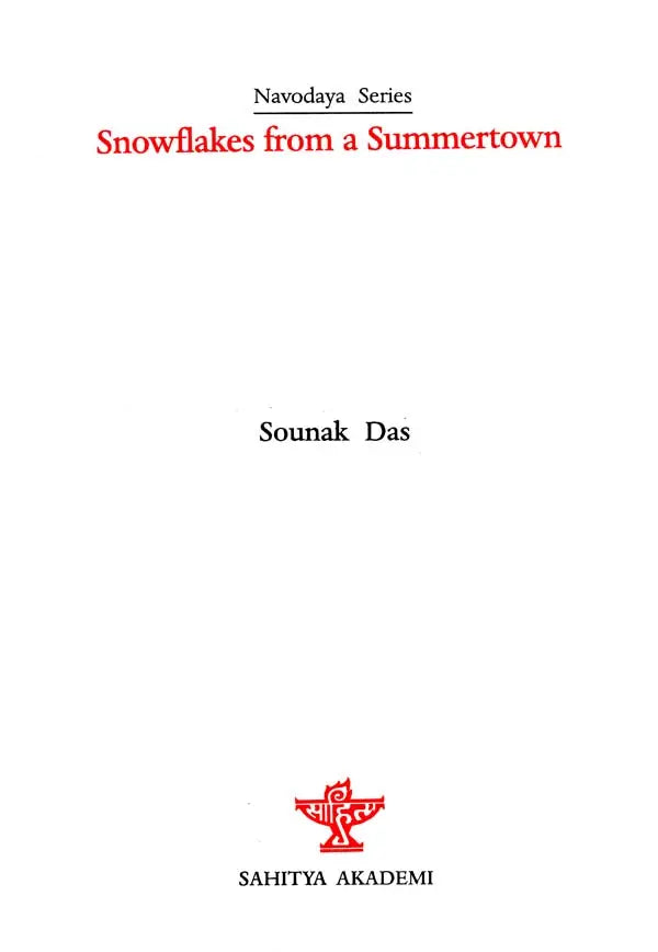 Snowflakes from a Summertown-Navodaya Series - Retail Maharaj