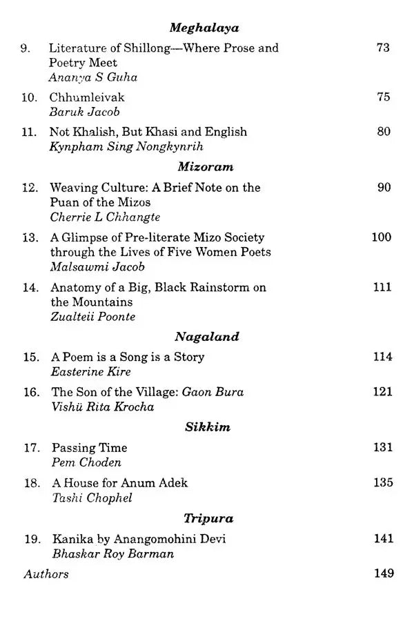 Prose Writings From North East India - Retail Maharaj