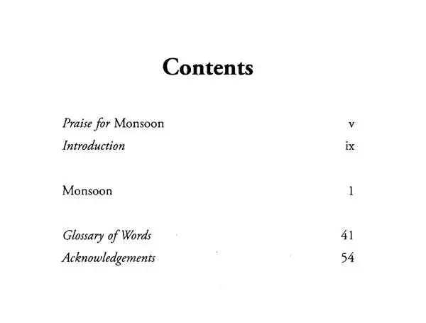 Monsoon-A Poem of Love & Longing - Retail Maharaj