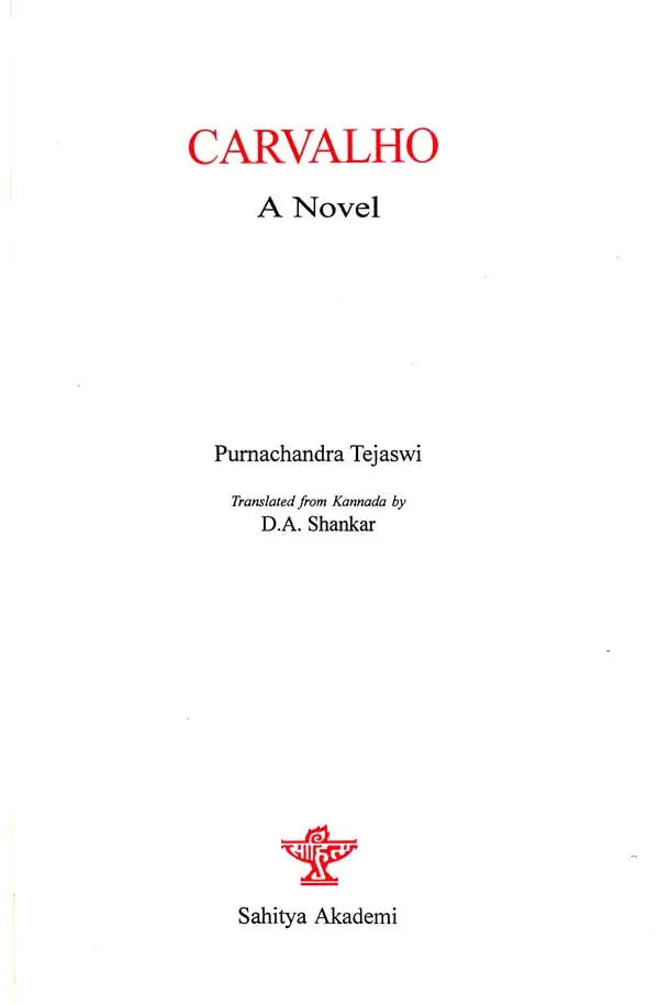 Carvalho-A Novel - Retail Maharaj