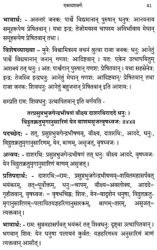 Raghuvamsam: Padaccheda Anvaya Pratipadartha Bhavartha Visesavyakhyasamullasitam (Volume 2) - Retail Maharaj