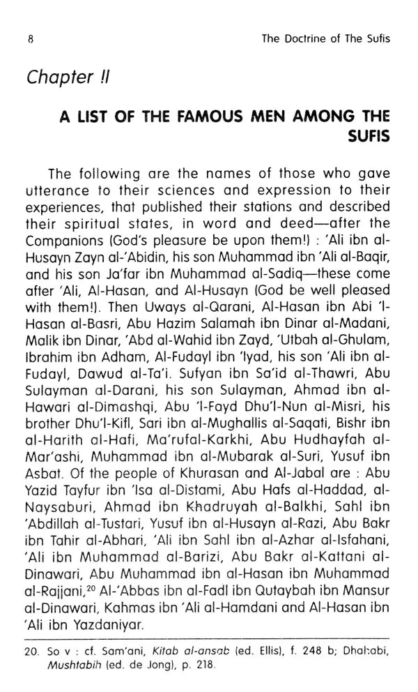 The Doctrine of the Sufis (Kitab al-Ta'arruf Li-Madhhab Ahl Al-Tasawwuf) - Retail Maharaj
