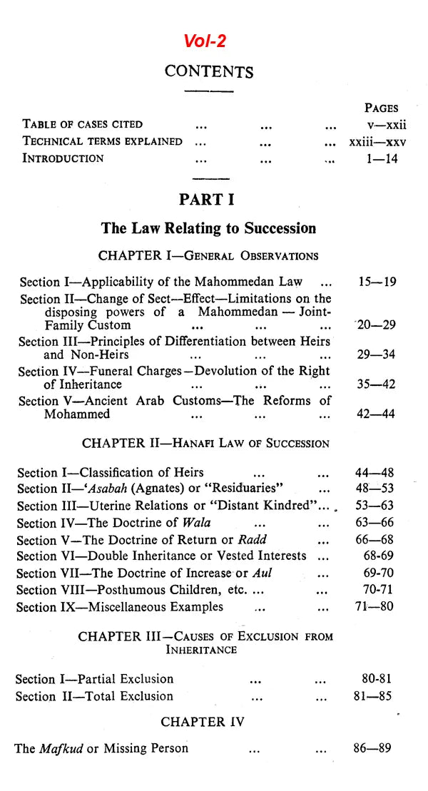 Muhammadan Law (Set of 2 Volumes) - Retail Maharaj